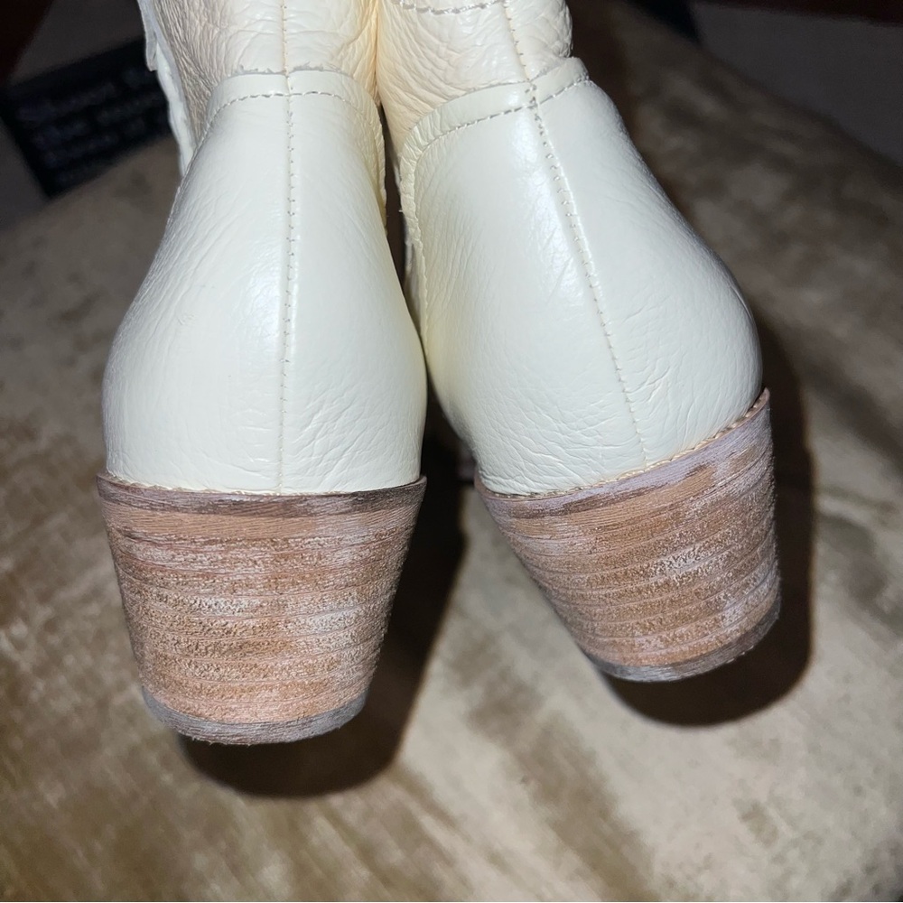 Zodiac white /cream Kelsey western boots - Picture 4 of 11